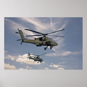 Impresión de helicópteros militares 16x24