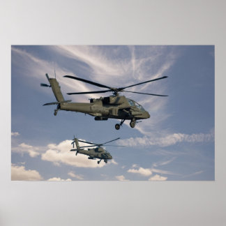 Impresión de helicópteros militares 16x24