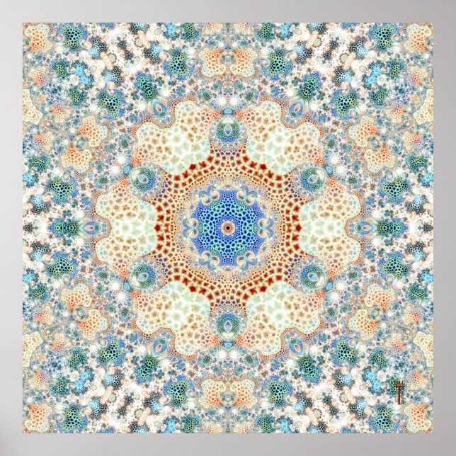 Impresión de Hexagram Particularizada 6 Arte (Frente)