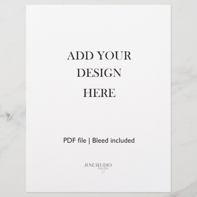 Impresión de hojas de retrato de 8,5 x 11" (Anverso)