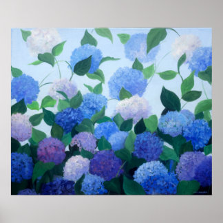 Impresión de Hortensias