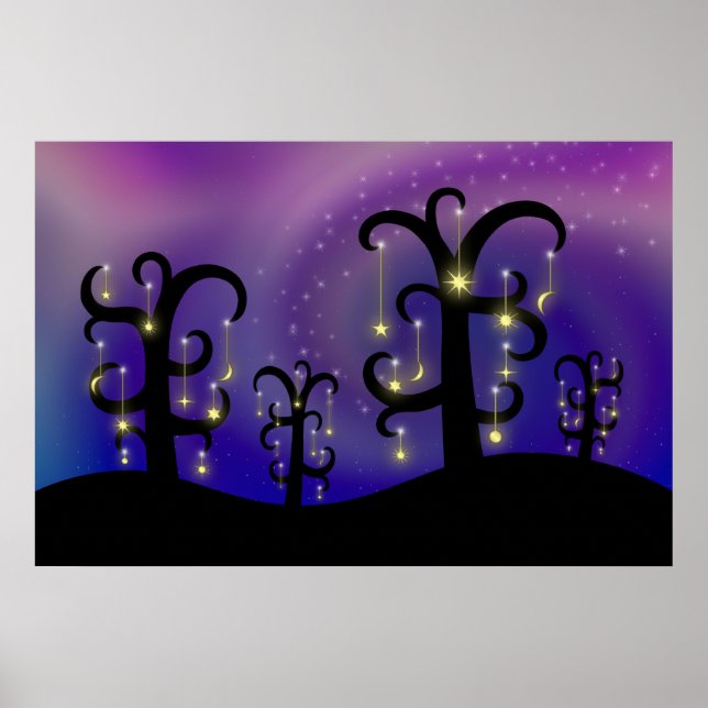 Impresión de huertos de estrellas (Frente)
