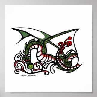 Impresión de humo de dragón