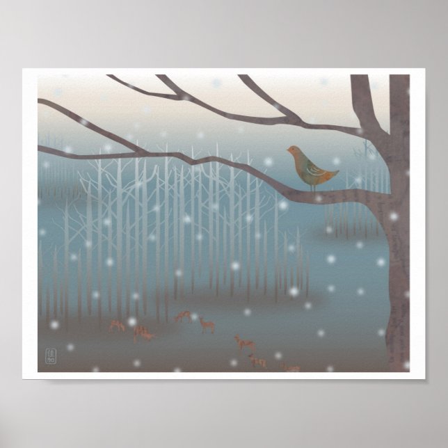 Impresión de Ilustracion de temporada de Reina Ana (Frente)