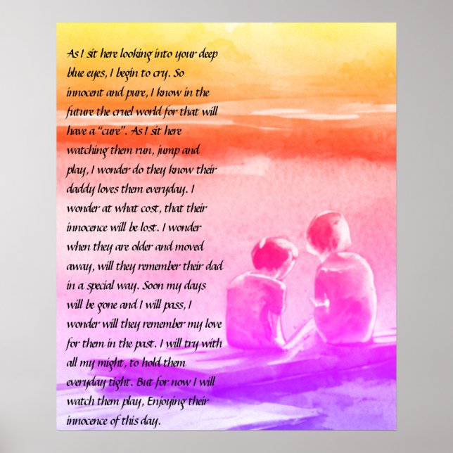 Impresión de inocencia, papel Poster de valor (mat (Frente)