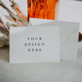 Impresión de invitación horizontal de 5 x 7"