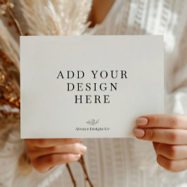 Impresión de invitaciones apaisadas de 5x7"