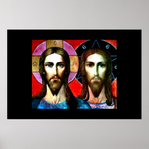 Impresión de Jesús y anticristo