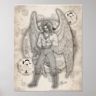 Impresión de Jophiel del arcángel