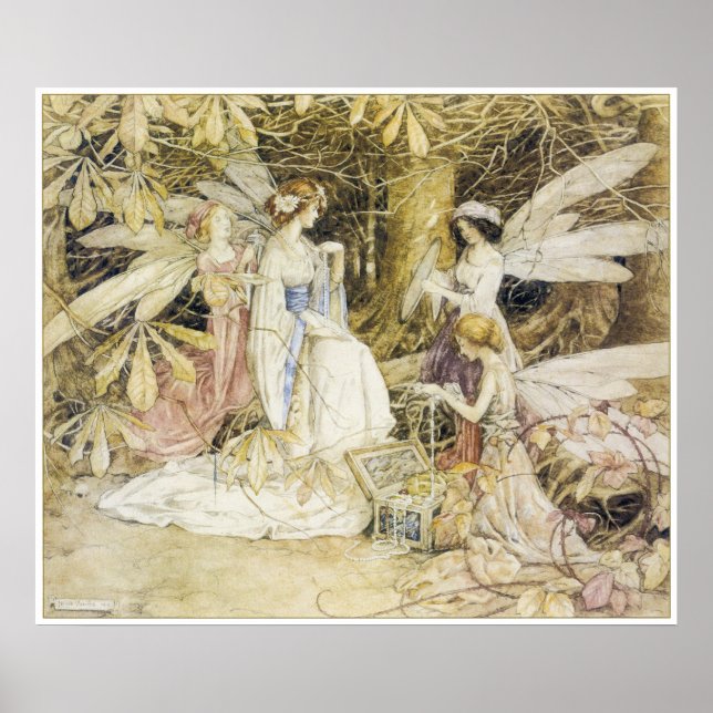 Impresión de joyas de hadas por Helen Jacobs (Frente)