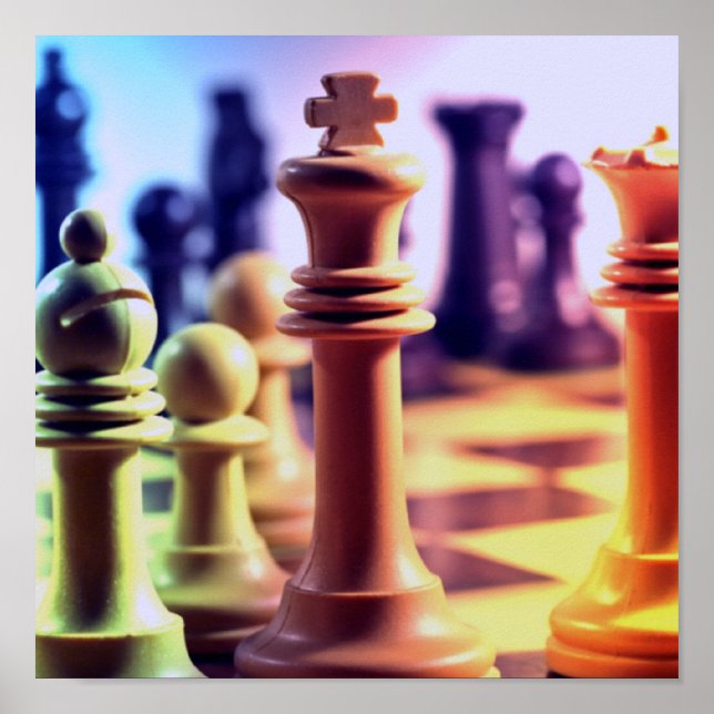 Impresión de juegos de ajedrez (Frente)