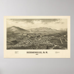 Impresión de Keeseville NY 1887