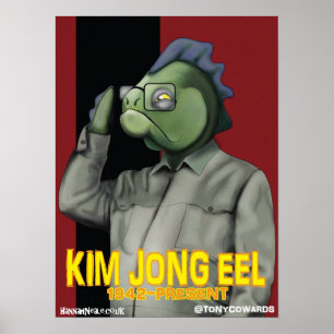 Impresión de la anguila de Kim Jong