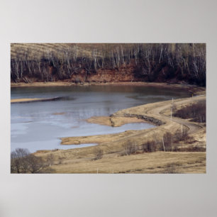 Impresión de la bella arte de la entrada del lavab