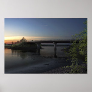 Impresión de la bella arte del puente de Windsor -