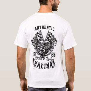 Impresión de la camiseta de Carreras de papá y car