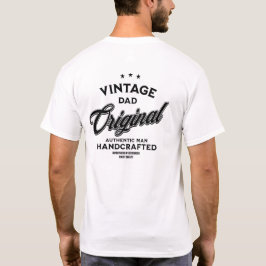 Impresión de la camiseta original de papá vintage