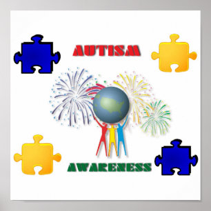 Impresión de la conciencia del autismo