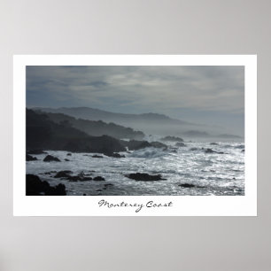 Impresión de la costa de Monterey