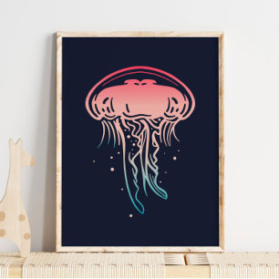 Impresión de la creatura del mar de medida   Impre