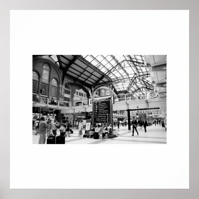 Impresión de la estación de tren de Liverpool (Frente)