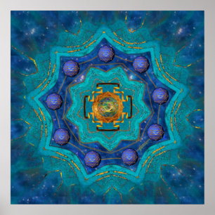 Impresión de la estrella de Indira