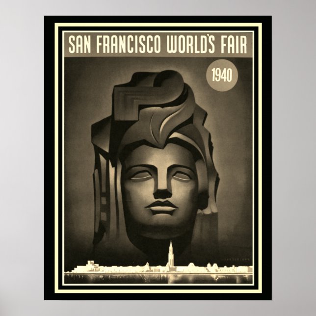 Impresión de la Feria Mundial de San Francisco 194 (Frente)