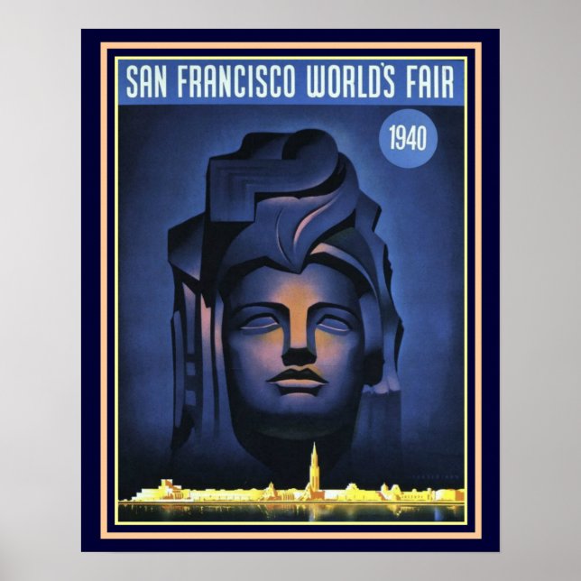 Impresión de la Feria Mundial de San Francisco 194 (Frente)