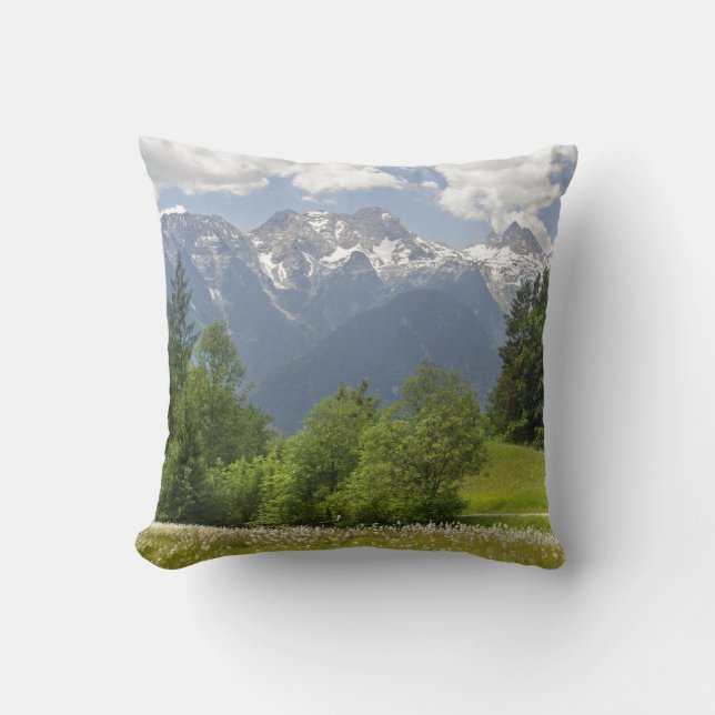 Impresión de la foto de Austria de la almohada del (Anverso)