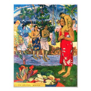 Impresión de la foto de Gauguin Ia Orana Maria