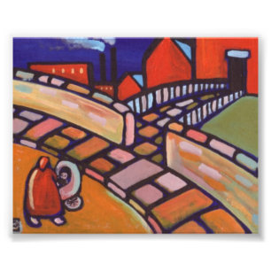 (Impresión de la foto de la madre y del niño)