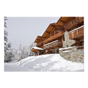 Impresión de la foto del chalet de la estación de