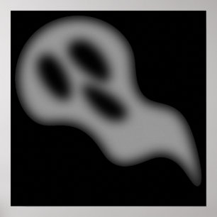 Impresión de la foto del fantasma de Halloween