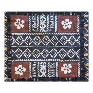 Impresión de la foto del paño del Tapa de Fiji