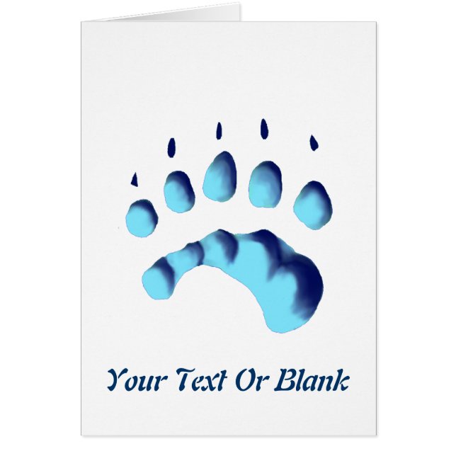 Impresión de la hoja de oso polar (Frente)