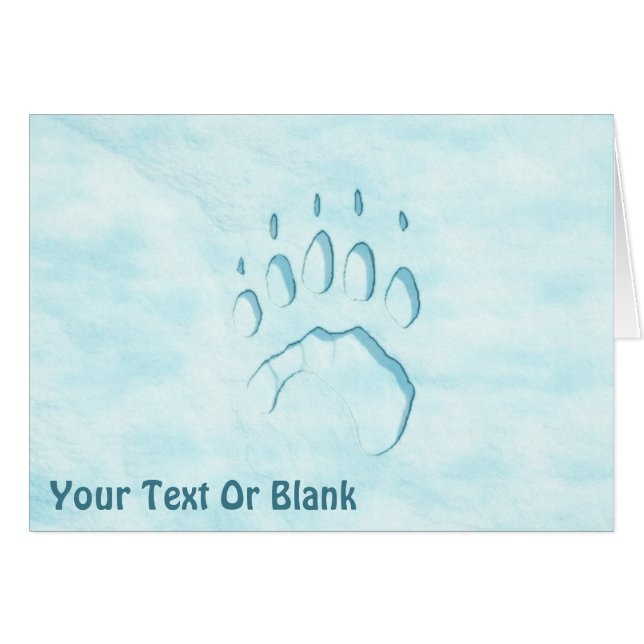 Impresión de la hoja de oso polar (Anverso (Horizontal))