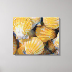 Impresión de la lona de arte de los Seashells de