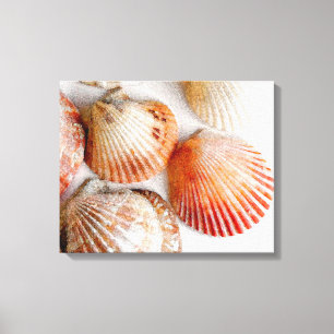 Impresión de la lona de arte de los Seashells de