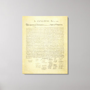 Impresión de la lona de la Declaración de