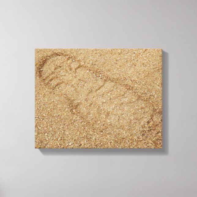 Impresión de la lona de la impresión de la bota (Anverso)