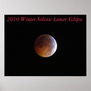 Impresión de la lona del eclipse lunar de Solistic