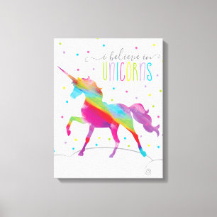 Impresión de la lona del unicornio