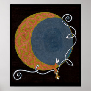 Impresión de la luna de cosecha