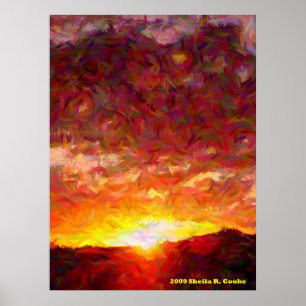 Impresión de la luz de la tarde