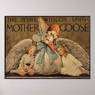 Impresión de la mamá ganso de Jessie Willcox Smith