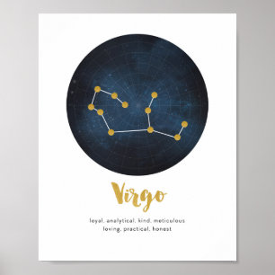 Impresión de la muestra de la estrella del virgo