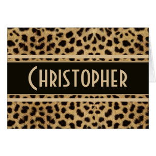 Impresión de la piel del punto del leopardo