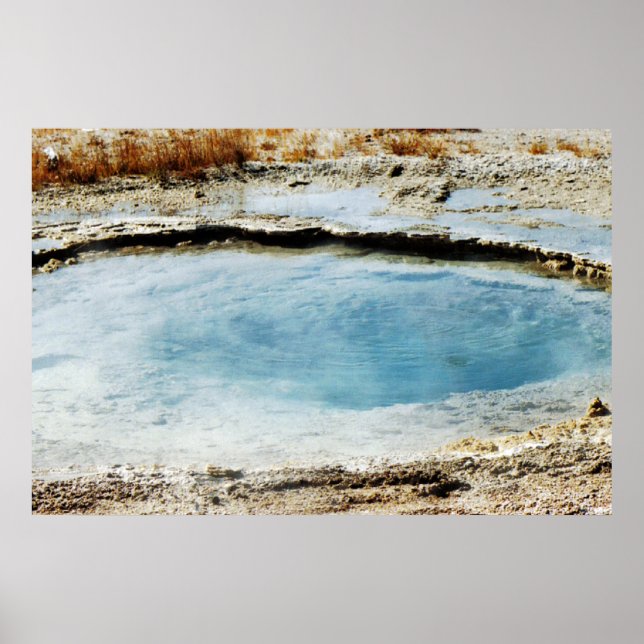 Impresión de la piscina de Yellowstone (Frente)
