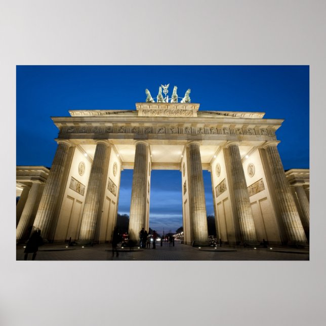 Impresión de la Puerta de Brandenburgo-Berlín (Frente)