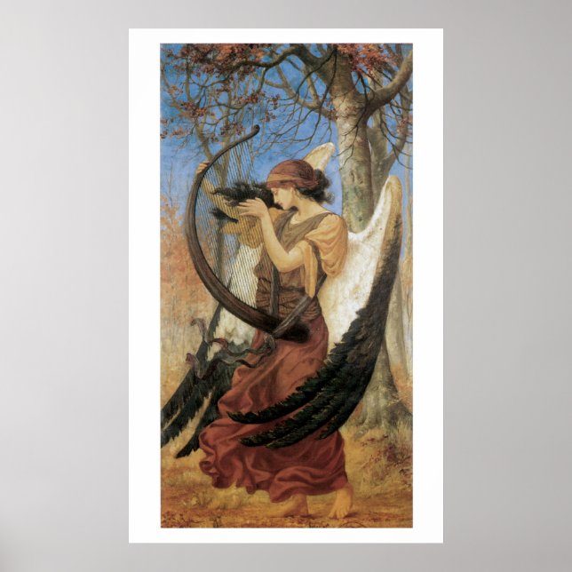 Impresión de la sirena de arte victoriana asombros (Frente)